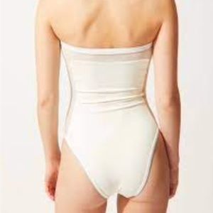 Solid & Striped -white one piece swimsuit